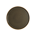 صحن بورسلان عسلي دائري حيف رفيع  OTIGRM32PZ