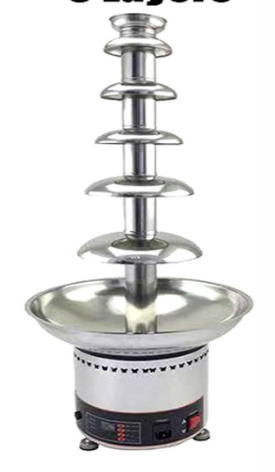 ماكنة نافورة شوكلاته 6  طابات م ح 