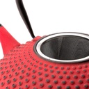 ابريق شاي حديد منقط ملون كبير 16/7 1.25 لتر 