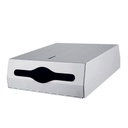 علبة محارم ستانلس مطاول ناعم  725 م 