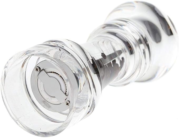 مطحنة بهارات فلفل اسود بلاستيك شفاف صغير م  T-4006