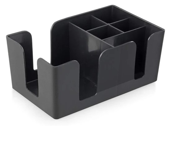 قاعدة بلاستيك اسود للمعالق والشوك 1216 م  