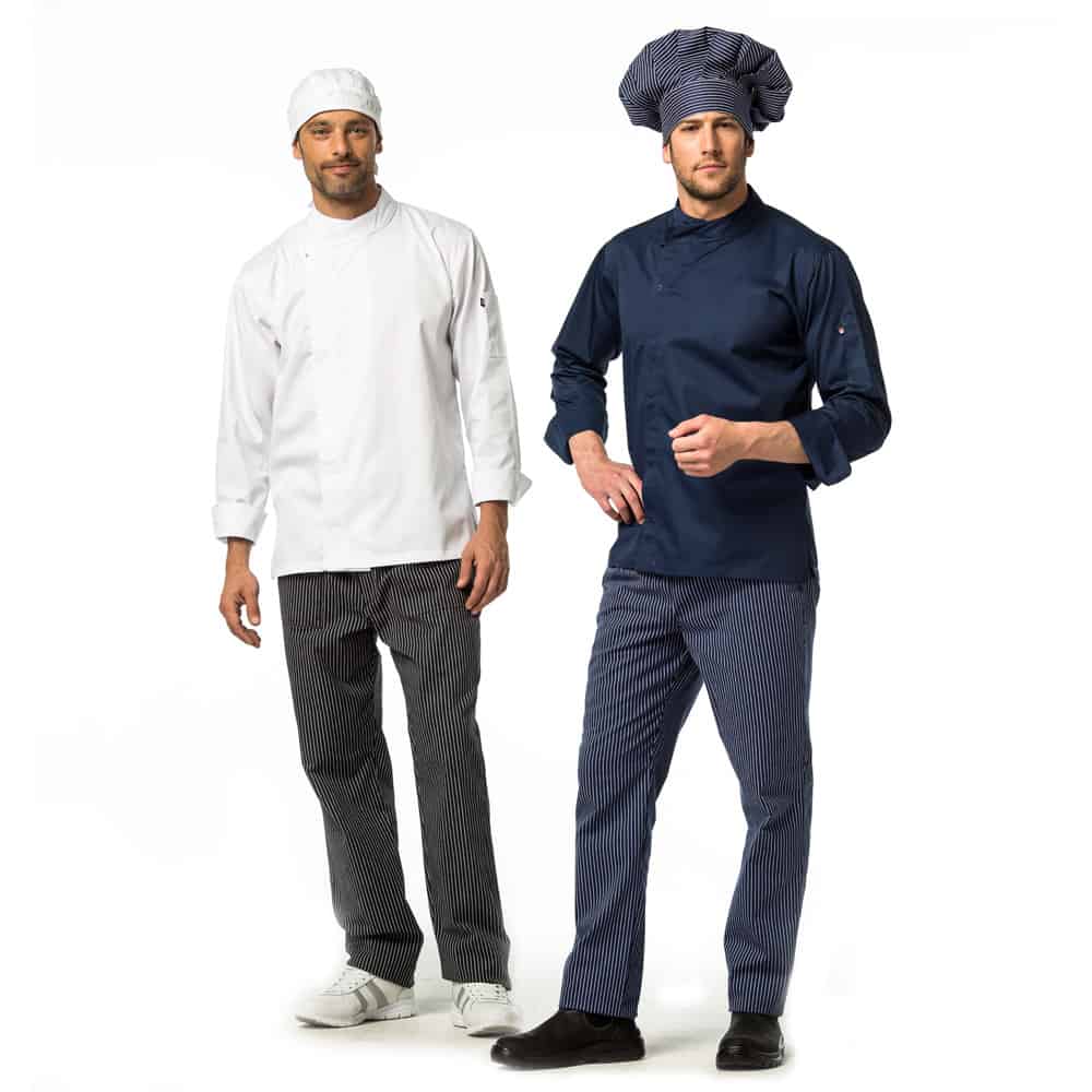 قميص شيف ملون مع كبسات   WORKER 186