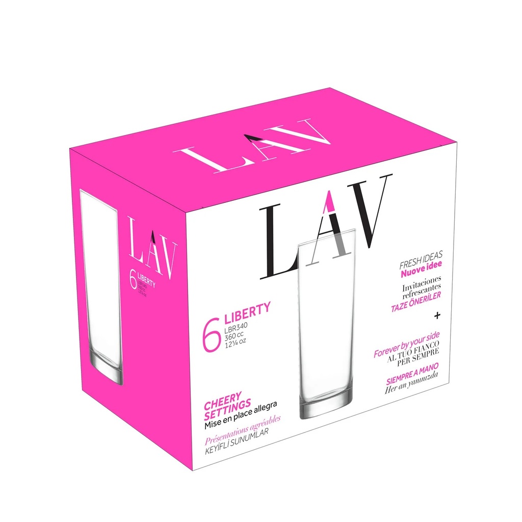 SR 320  طقم كاسات ليبرتي مطاعم 