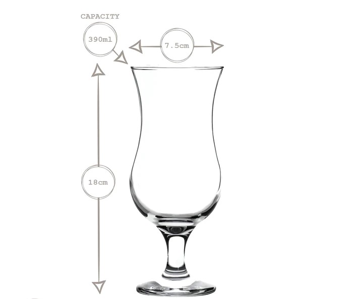 SR 593  FIESTA طقم كاسات زجاج 