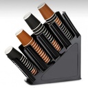 قاعدة كاسات اسود مقوى بلاستيك 4 خانات مائل م b-44