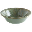 زبدية بورسلان اخضر مع حز بني S-SAGSNLGRM16KS