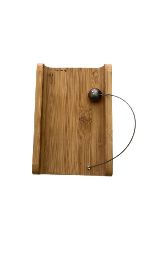 قاعدة اوردرات خشب بامبو مستطيل مع سلك 12*18*3.5 س 