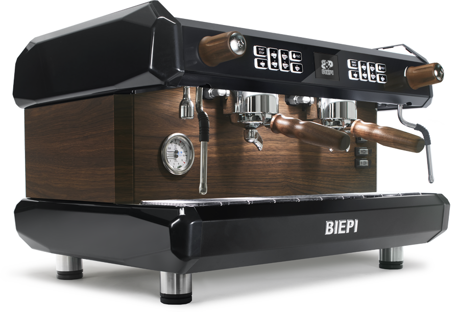 (WOOD)+BLACK  MCE-A2GR  2عين  BIEPI ماكنة اسبرسو - 01.203.D02.0L.T.N.WNWNW 