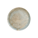صحن بورسلان دائري  بيج موشح تركوازS-MT-LUZGRM32PZ 