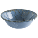 زبدية بورسلان ازرق مع حز بني S-SKYSNLGRM16KS 