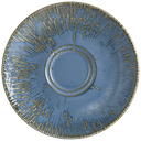 صحن فنجان لاتيه بورسلان ازرق  S-SKYSNLGRM04CT  