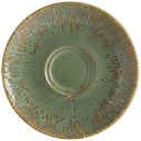 صحن فنجان لاتيه بورسلان اخضر S-SAGSNLGRM04CT