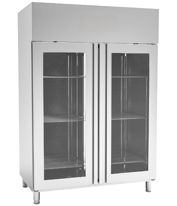 CSA ثلاجة 2 دفه زجاج 140*83*205-430 