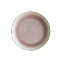 صحن سلطة بورسلان زهري حيف ابيض PIKPOT25CK