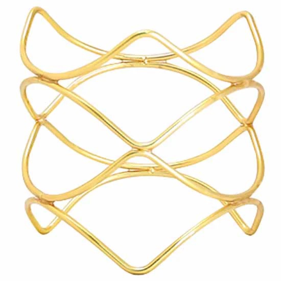 EQ- ستاند بوفيه ذهبي كبير 920608 GD 20*22
