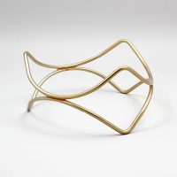   EQ RC 20604   ستاند بوفيه اصفر  دائري  10*22 