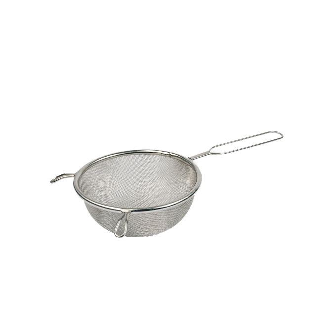 مصفاة زيت دائري يد مع طوق  26 سم  م