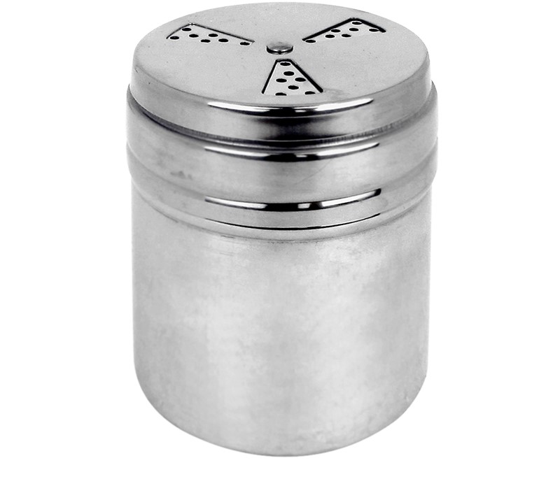 مملحة ستانلس مع غطاء لف كبير 8.5*7 سم م  