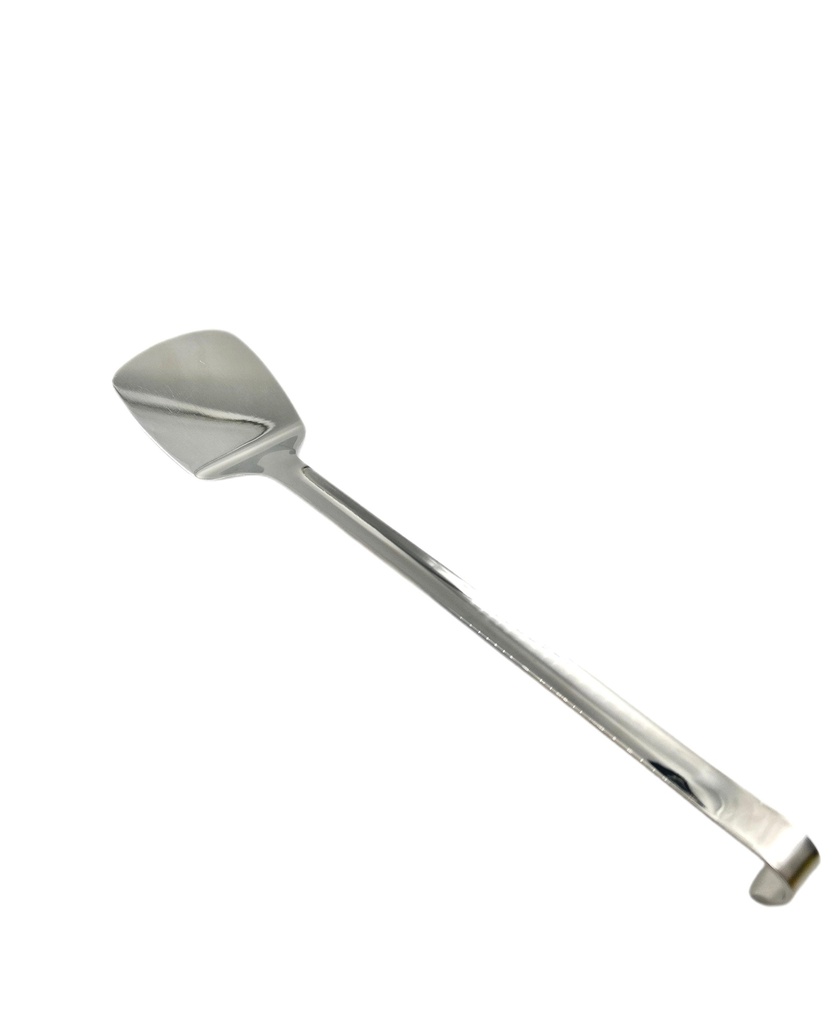 مغرفة ستانلس مبسطة  ساده مع يد 8 سم م 