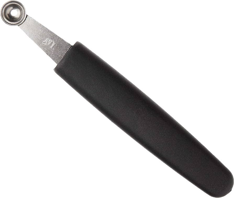 معلقة تزين تفاح  يد بلاستيك اسود 10 ملم - 0455 م 