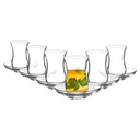 SR ZEN طقم كاسة شاي تركي مع متكة6+6-313 