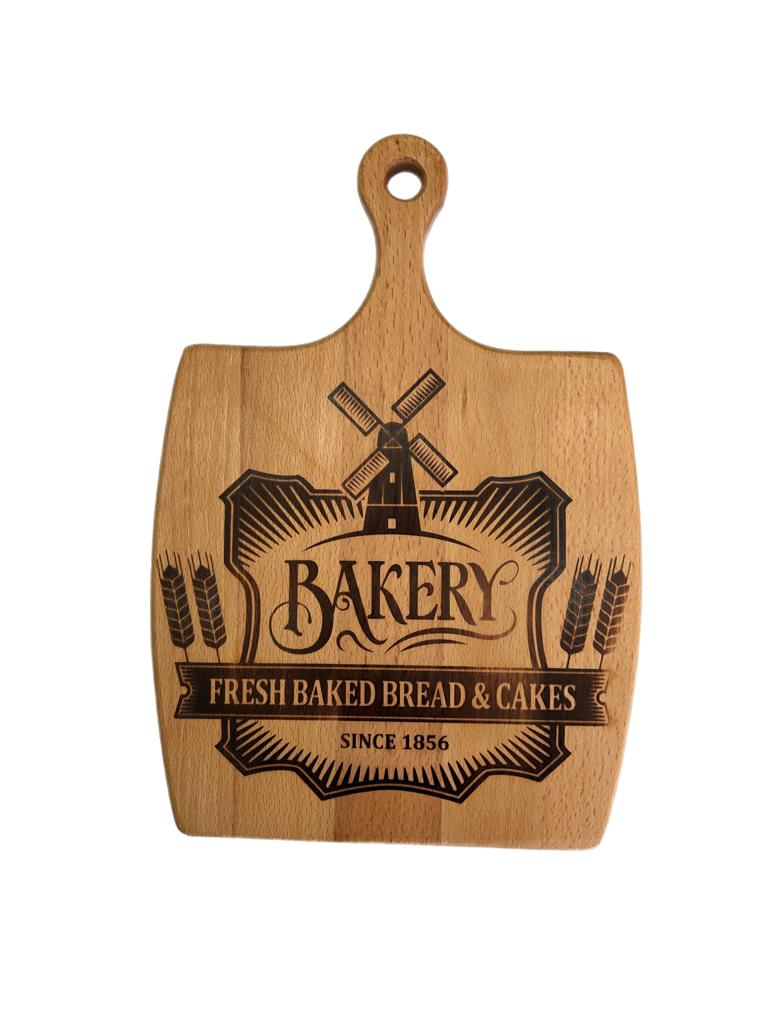 خشبة بيكري مربع مع يد 23*23 E040-A-C 