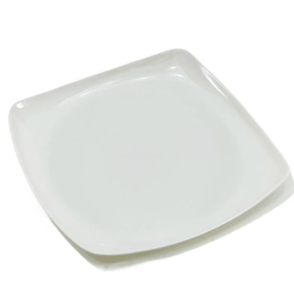 صحن ملمين مربع ابيض 8860