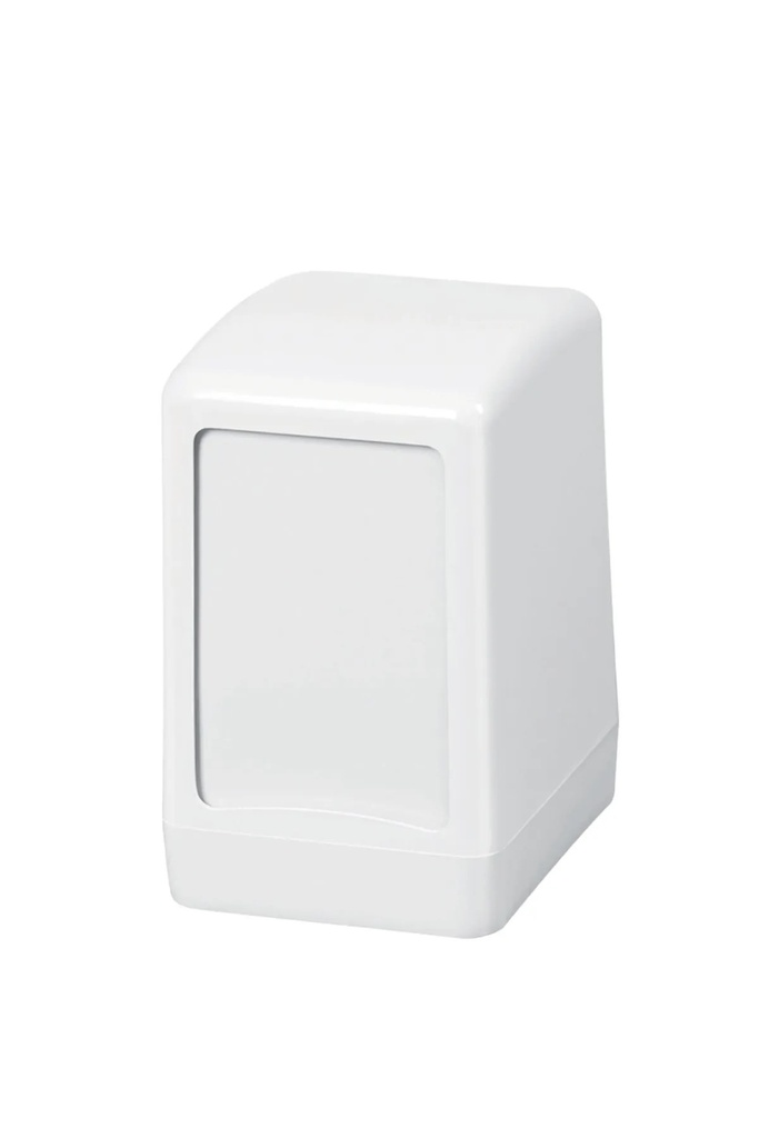 علبة محارم بلاستيك بطح ابيض  ُEQ- SAJAMU-Y007 