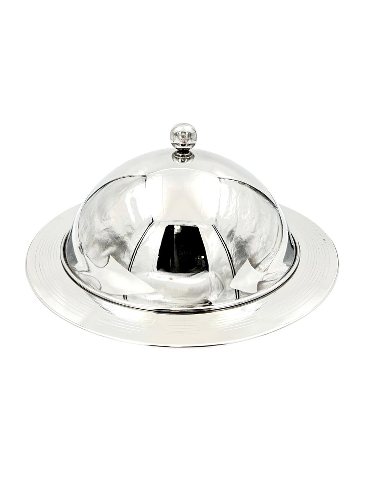 629  EQ  ALMODE غطاء صحن ستانلس دائري 26.5 سم 