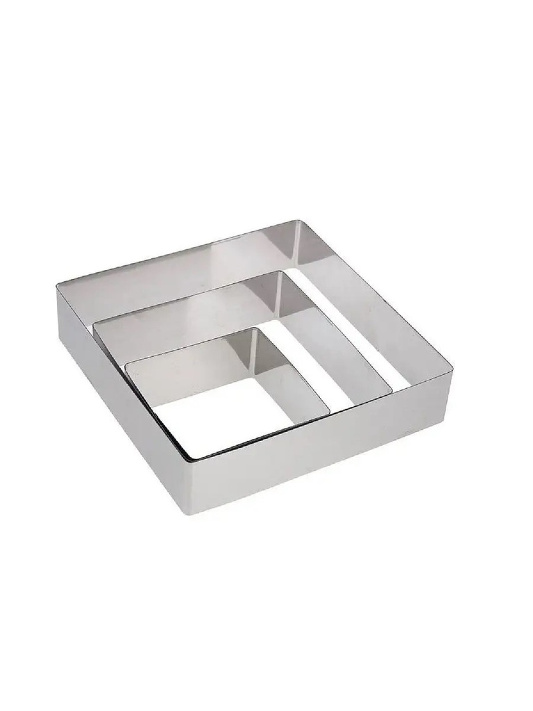 طقم رينجات ستانلس مربع 3 قطع 