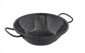 صحن شكشوكة منقط اسود مع يدين 14 سم اسباني EL-CID 