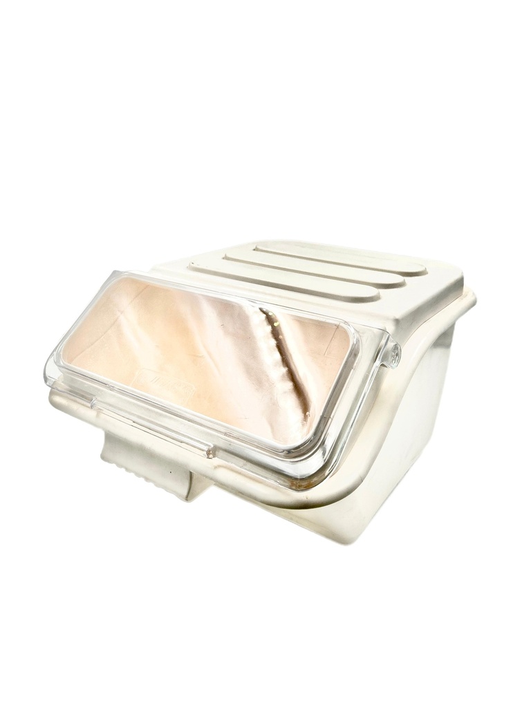 JW-S8  EQ حافظة طحين ابيض مع غطاء شفاف 8 لتر 