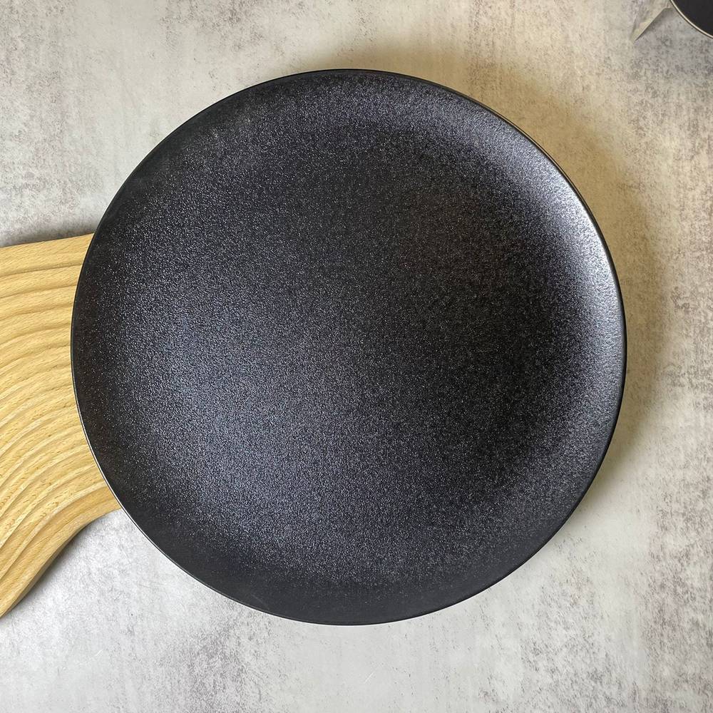 صحن بورسلان منكورس اسود 27 سمA 2381Y 101  EQ   