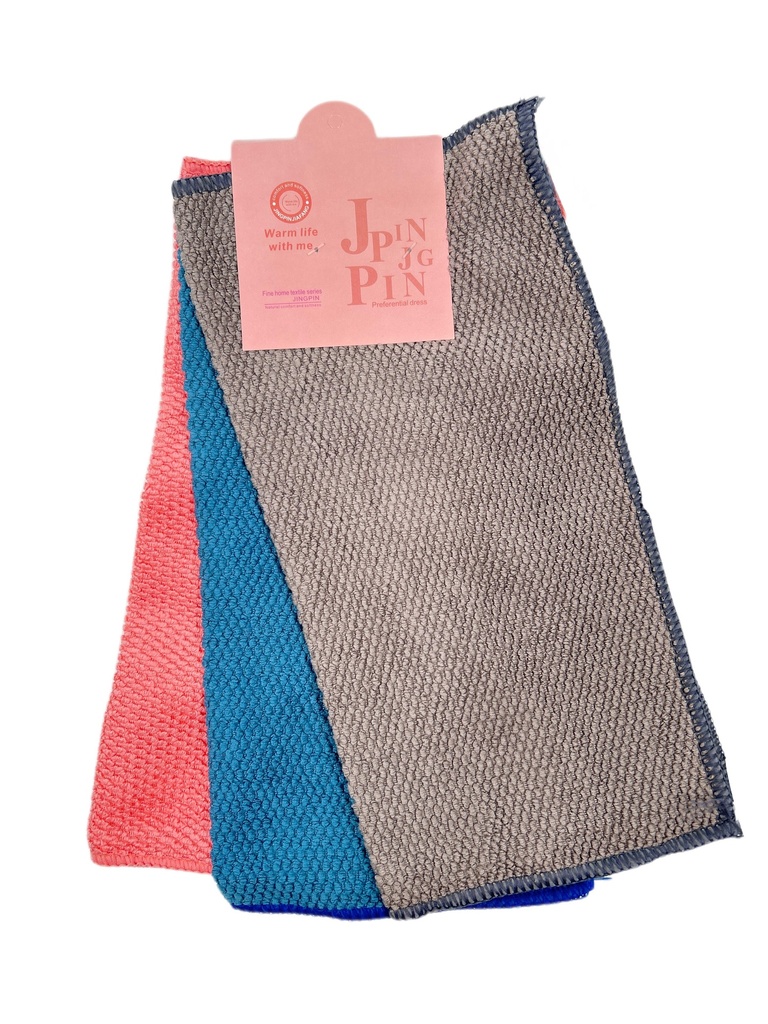 ممسحة غبرة ملون 3 قطعة ثقيل 30*30 م 