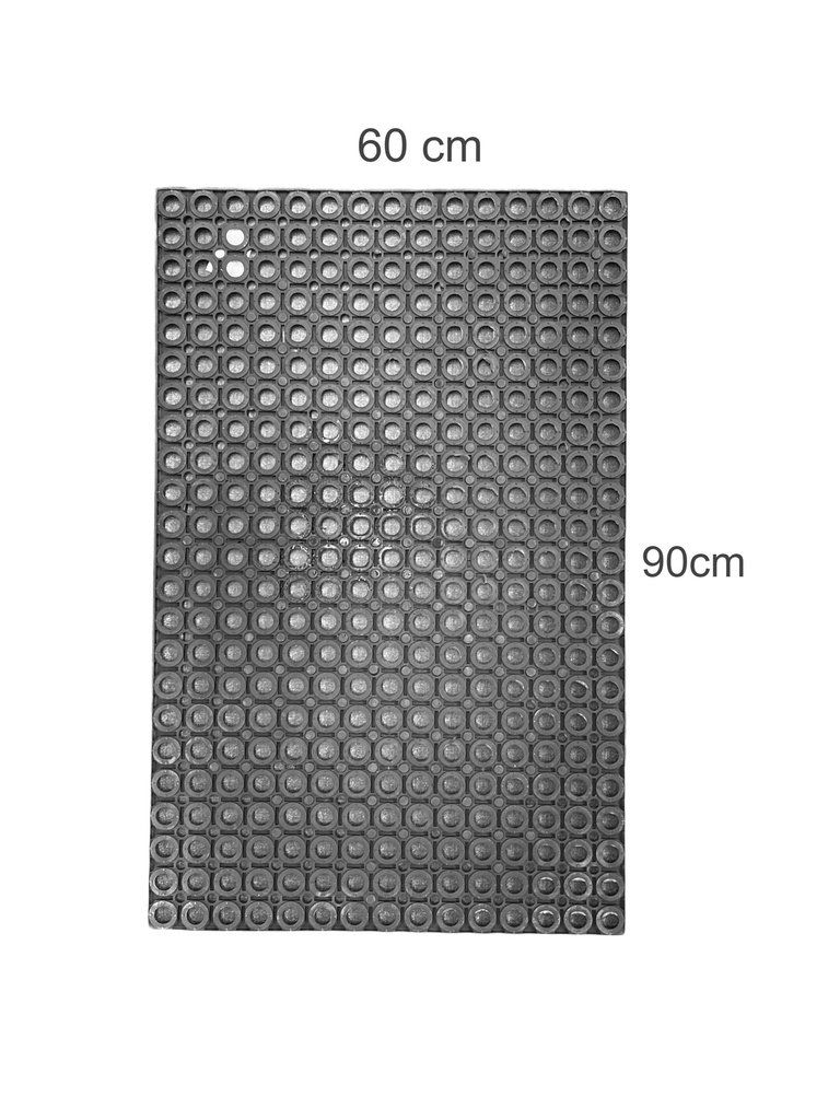 جلدة دعسة ارض اسود 90*60 سم م 