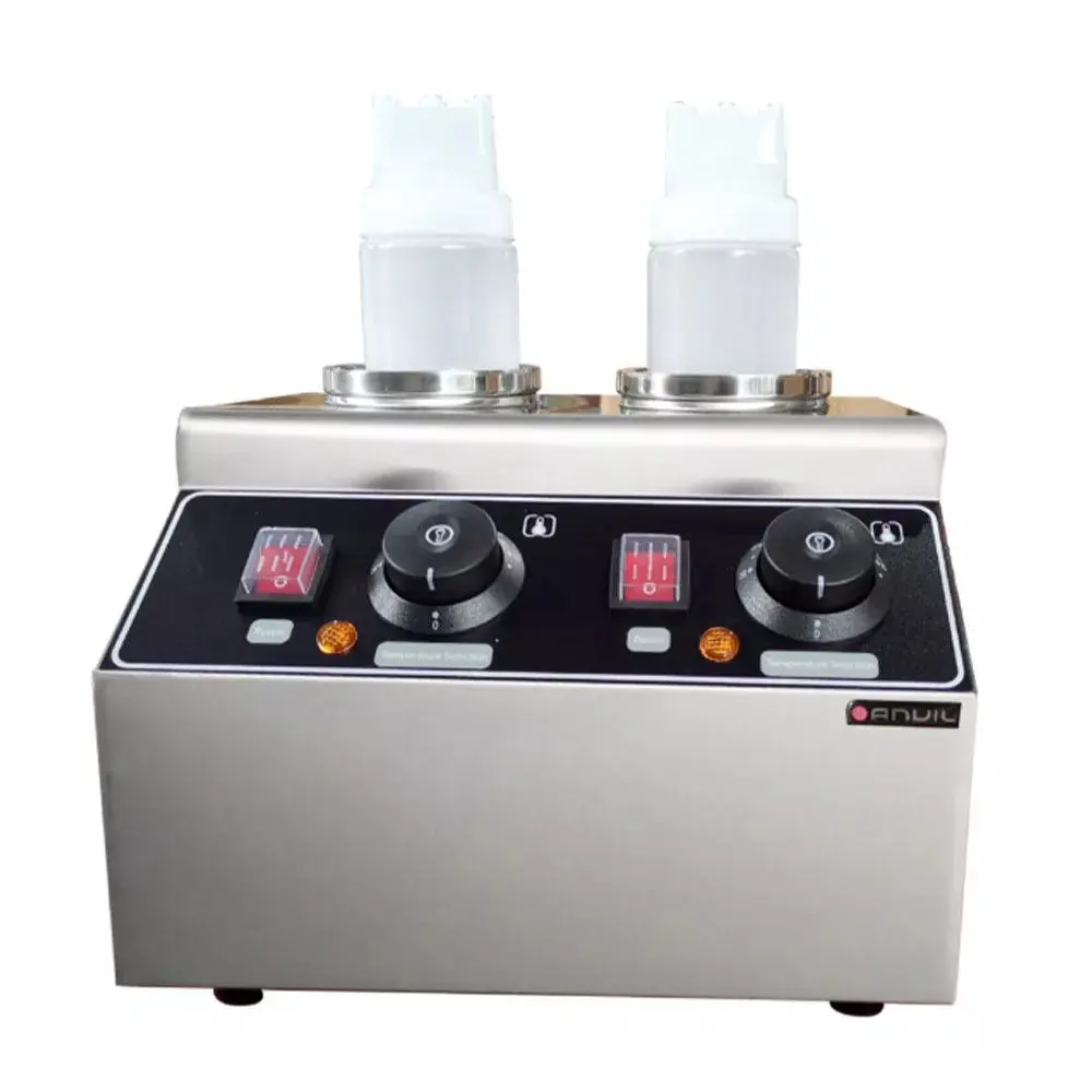 ماكنة تسيح شوكلاتة ستانلس كهربائي 2 عين M.S-SW-2A 