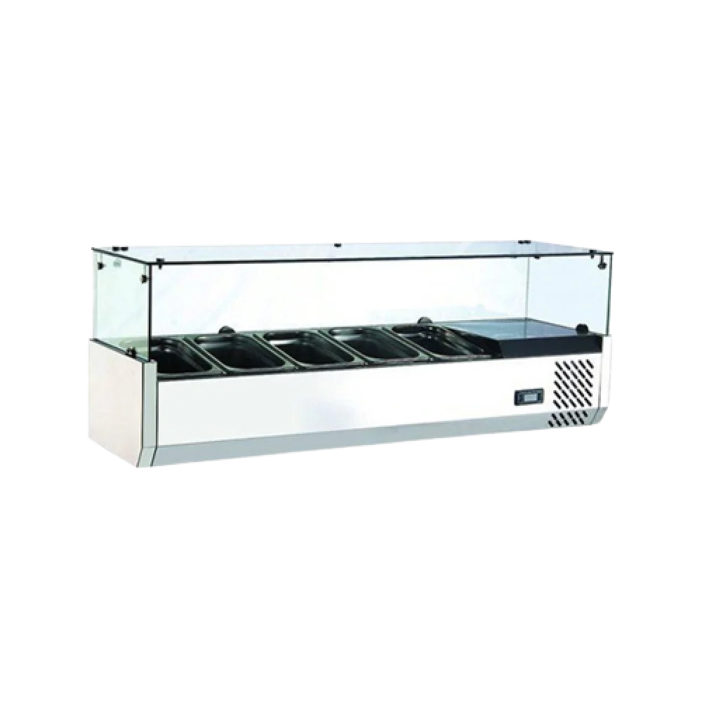 ثلاجة بار سلط كاوتر مع زجاج 120سم  VRX-120-M.S 