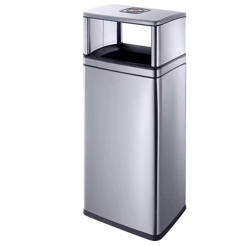  40*26*92.5 -SG40-F01F-متكة دخان ستانلس مع 2 صطل مستطيل 40 لتر