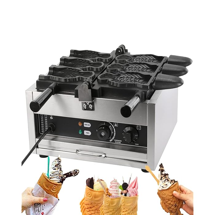 M. ماكنة وفل سمكة 10 قطع مفتوح حجم كبير                    HX-1101C