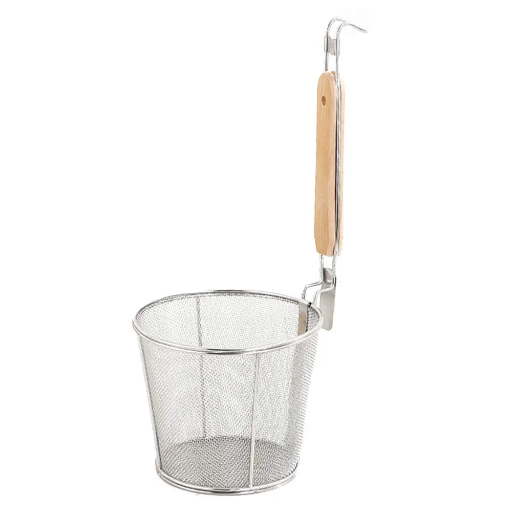   مصفاة باستا  دائري مع يد خشب م  