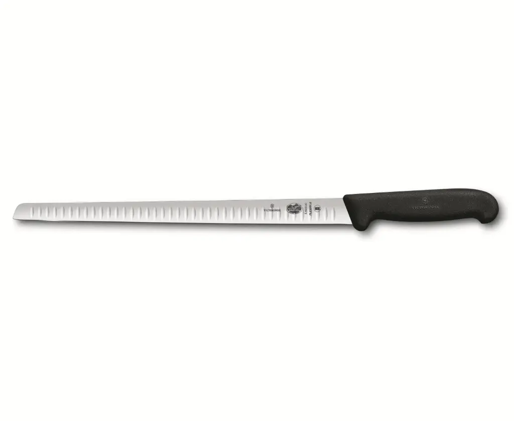 سكينة شورما رفيع يد اسود 30 سم Victorinox-(5-4623-30)