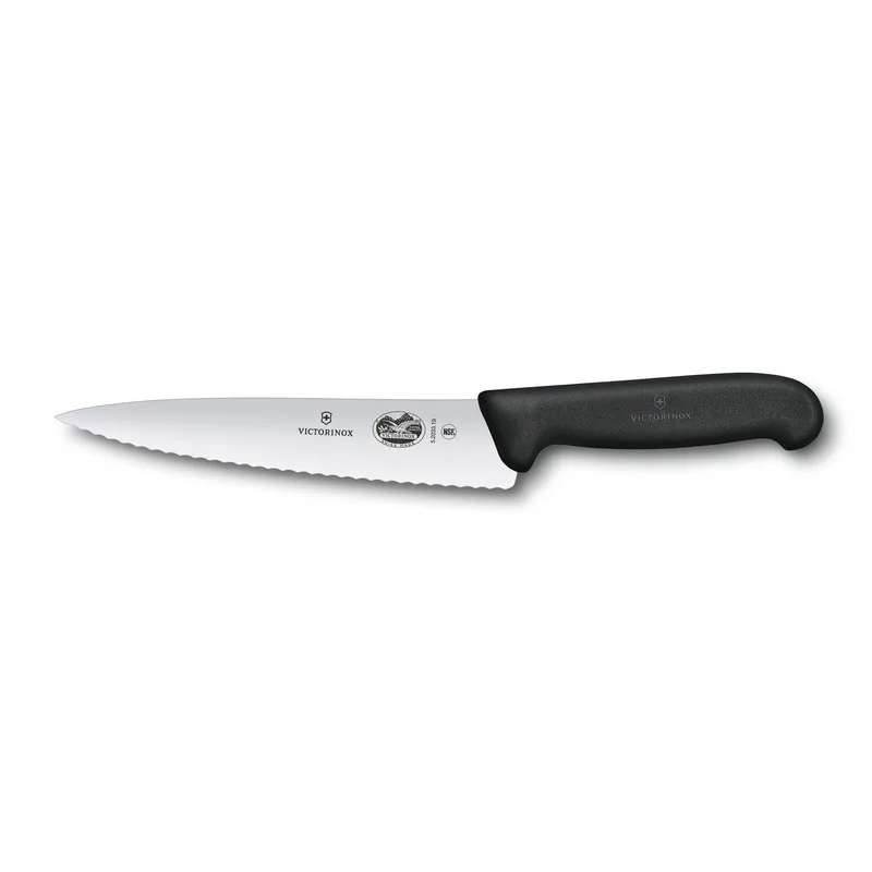 سكينة سلطة منشار يد اسود  Victorinox-(5-2033-22B)