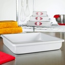 EQ  صحن بورسلان مستطيل ملون 32*26 