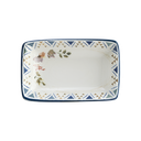 SPRMOVI 16 DKY صحن بورسلان مستطيل ابيض مورد