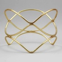  EQ H920608 RC  ستاند بوفيه ذهبي مقلوب  20*20