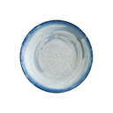  S-MT-HRNBLM28CK صحن سلطة بورسلان دائري ابيض ازرق 