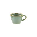 فنجان اسبرسو بورسلان اخضر مع حز بني SAGRIT02KF