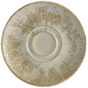 صحن زبدية بورسلان بيج محزز بني S-SANSNLGRM19KKT 