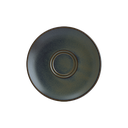 صحن فنجان لاتيه بورسلان زيتي موشح ذهبي GOIGRM04CT 